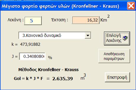 έκταση της παρουσιάζεται στην 6 η στήλη του πίνακα.