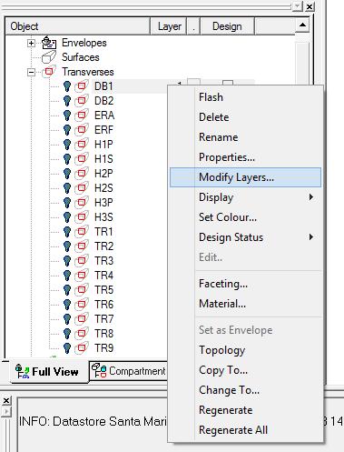 Το Surface & Compartment έχει διαθέσιμα προς χρήση 100 ξεχωριστά επίπεδα, τα οποία αναφέρονται με τον αύξοντα αριθμό τους (π.χ. Layer 1, Layer 2,, Layer 100).