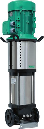 centrifuge de înaltă presiune multietajate Descrierea gamei de producţie WiloHelix V Model Pompă centrifugă de înaltă presiune, de înaltă eficienţă, cu amorsare normală, model vertical cu racorduri