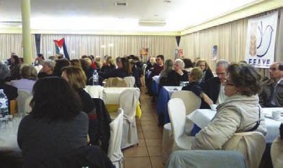 Έγινε χαιρετισμός από την Πρόεδρο της Επιτροπής συναγωνίστρια Καίτη Δημητριάδη, ακολούθησε απαγγελία ποιημάτων παλαιστίνιων ποιητών από την Πρόεδρο του Συλλόγου