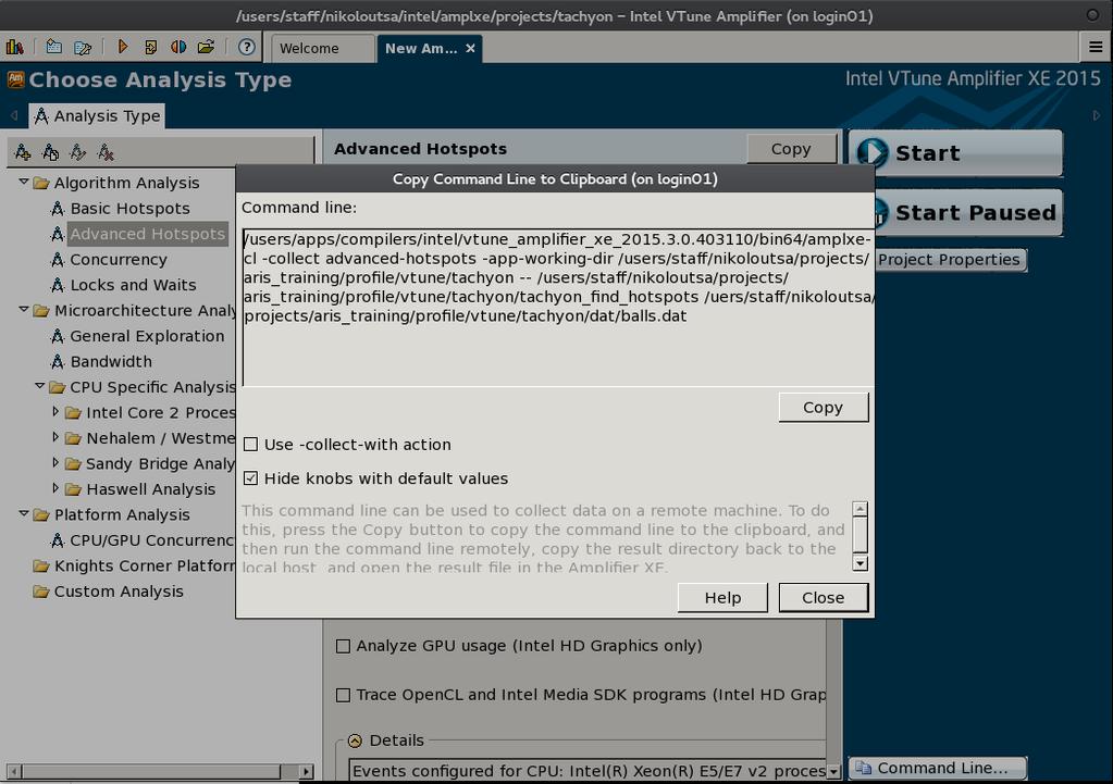 Intel VTune Εκπαιδευτικό