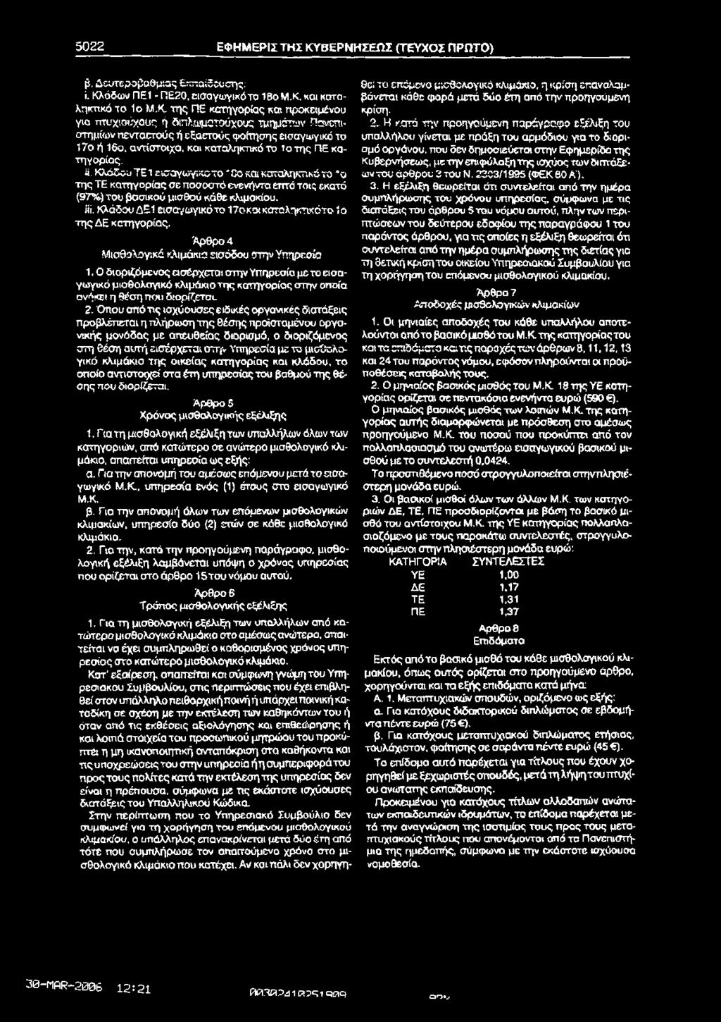 5022 ΕΦΗΜΕΡΙΣ ΤΗΣ ΚΥ