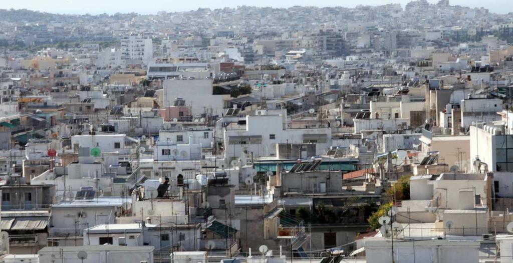Εικόνα 19 Η Αθήνα όπως έχει διαµορφωθεί σήµερα Αναµφισβήτητα, έχει συνδεθεί µε διαδικασίες που συνέβαλαν θετικά στην κοινωνική ενσωµάτωση και τη συνοχή της κοινωνίας σε µια περίοδο πολιτικά κρίσιµη