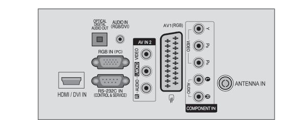 7 la 47) Nu încercaţi niciodată să alimentaţi televizorul cu energie electrică în curent continuu. 7 8 Intrare Component Conectaţi un dispozitiv component video / audio la aceste jacuri.