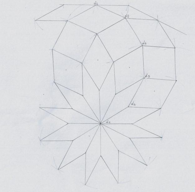 3. Uporabimo geometrijsko orodje šestilo in ravnilo. je slepi tekstalineja 4.