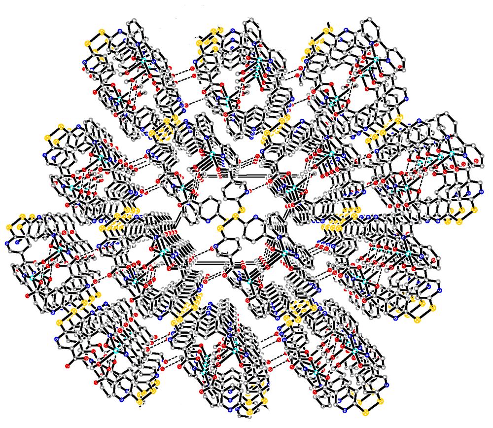 channels filled with water molecules and bpe