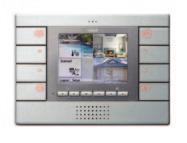 Byme Centrala de control cu montaj Gri aparent 01950 Centrala de control cu monitor color LCD 3,5, alb 01950.14 Antracit 01950.