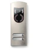 Byme Gri Videointerfon Plăcuţe videointerfon 02001 Plăcuţă audio/video Due Fili, 1 buton, cu cameră video color, unitate interfon, iluminare subiect, inox 02002 Ca mai sus, 2 butoane, inox 02003 Ca