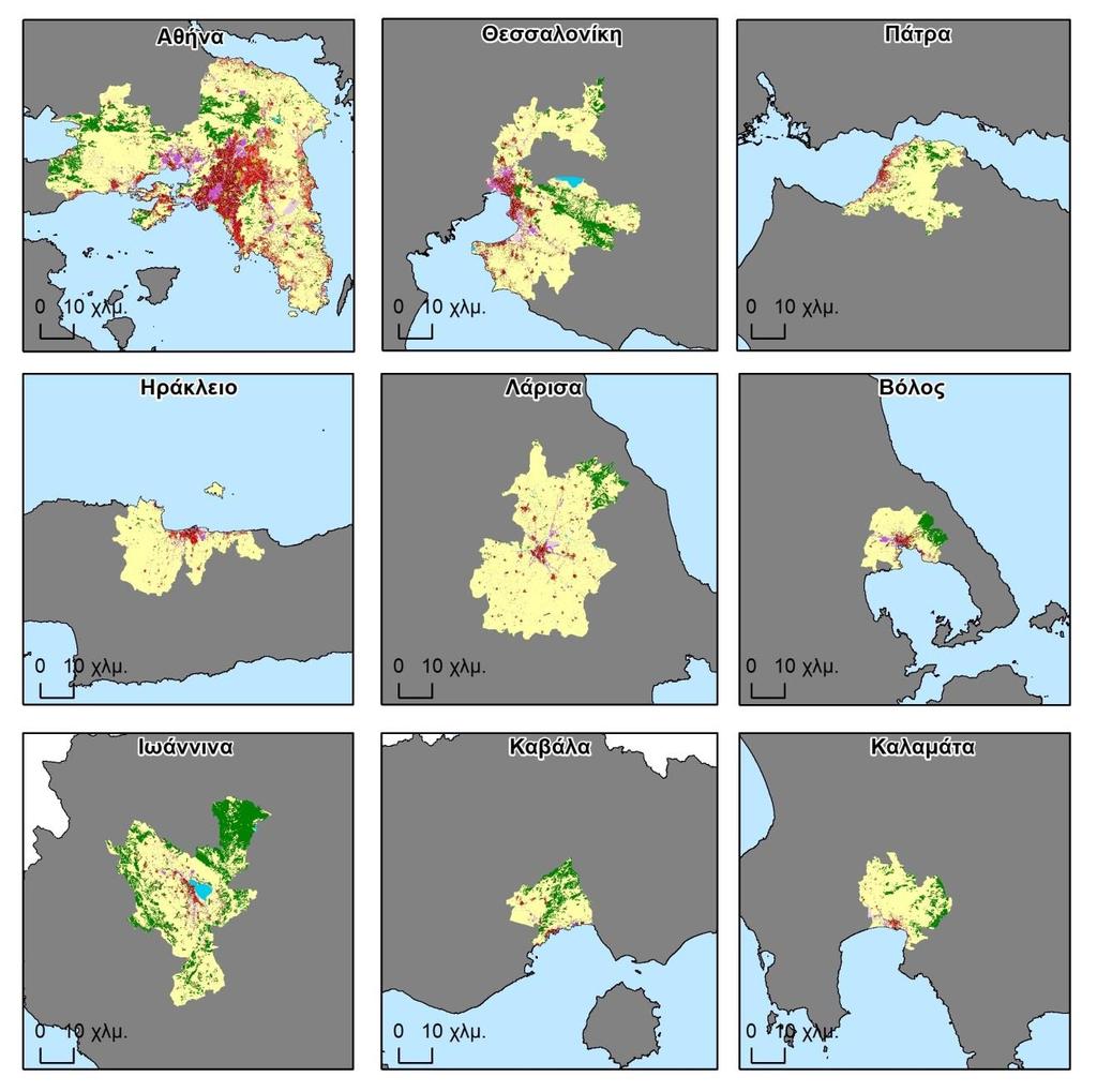 Μέθοδος κατατάσσονται στους δευτερεύοντες εθνικούς πόλους, δηλαδή σε αστικά κέντρα που παρουσιάζουν ιδιαίτερη αναπτυξιακή δυναμική.