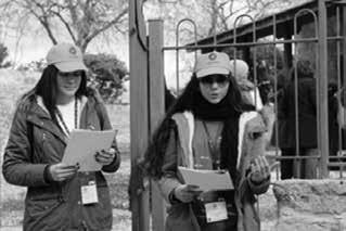 Ces informations qui avaient été traduites en français et en anglais par les élèves, ont été distribuées aux visiteurs.