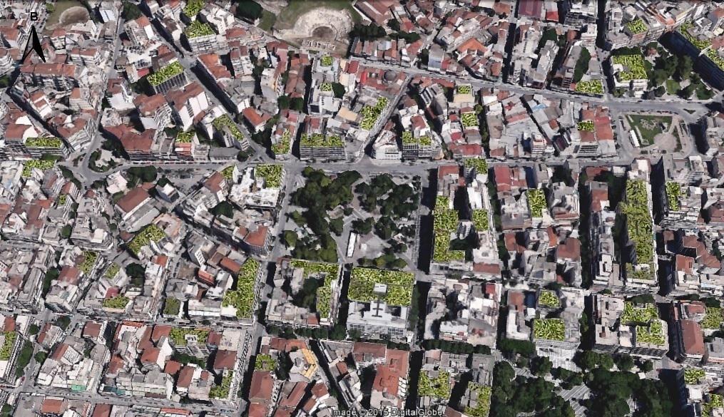 Σχέδιο 4: Ταρατσόκηποι στην περιοχή της Λάρισας Πηγή: