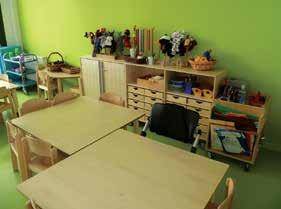 So erhöhte sich durch den Neubau die Aufnahmekapazität im Kindergarten um eine weitere Gruppe mit 18 Kindern für den Kindergarten.