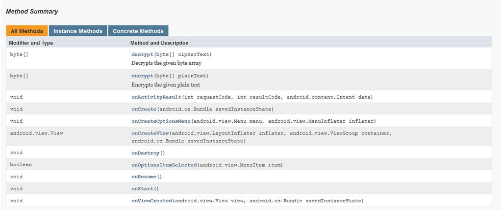 BluetoothChatFragment Αποτελεί το Activity το οποίο σε υψηλό επίπεδο αναλαμβάνει την επικοινωνία των δύο μερών της ζεύξης.