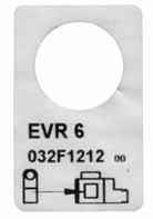 Ventile electromagnetice Bobina Atunci când se schimbă o bobină poate fi necesar să se folosească scule, de exemplu două şurubelniţe.