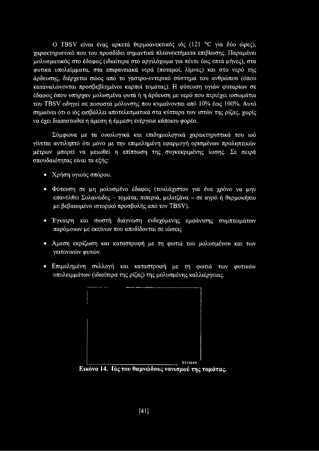 γαστρο-εντερικό σύστημα του ανθρώπου (όπου καταναλώνονται προσβεβλημένοι καρποί τομάτας).