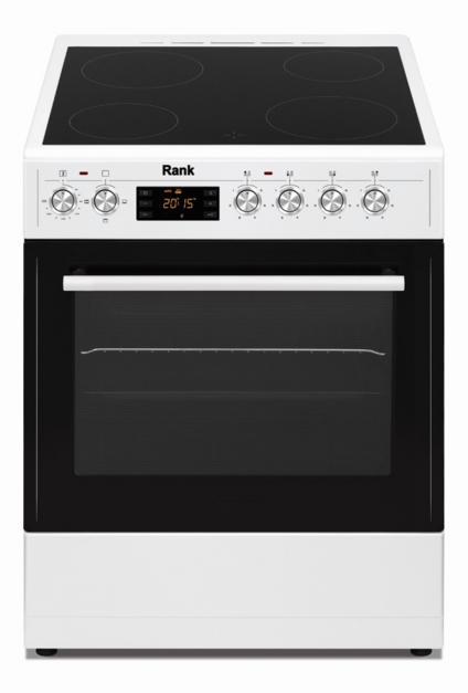 ΚΟΥΖΙΝΑ / COOKER RK- 1330WH 1330WH - 4 Υαλοκεραμικές εστίες / 4 Vitroceramic Zones - 2 x Ø180 mm - 1800 W Hi-Light Εστίες / Heaters - 2 x Ø140 mm - 1200 W Hi-Light Εστίες / Heaters - Μαγείρεμα με