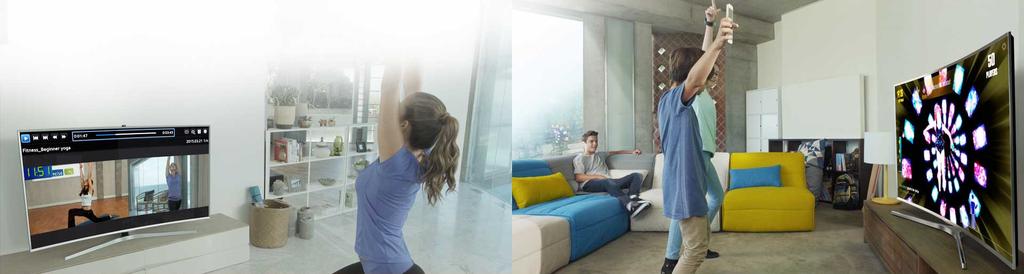 Η Smart TV της Samsung συνδέεται με το κινητό σας, κάνοντας τη ζωή σας ευκολότερη και πιο διασκεδαστική.