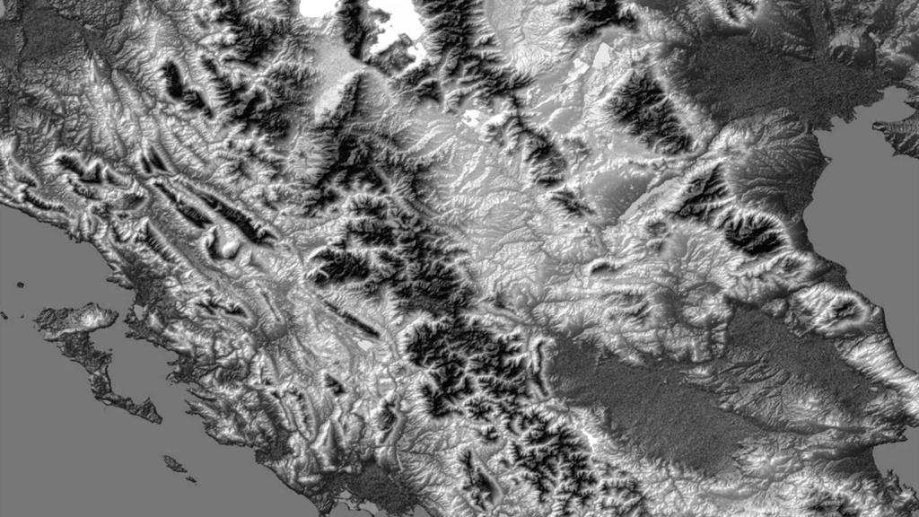 The area of study at the heart of the Pindus mountain range, Grevena