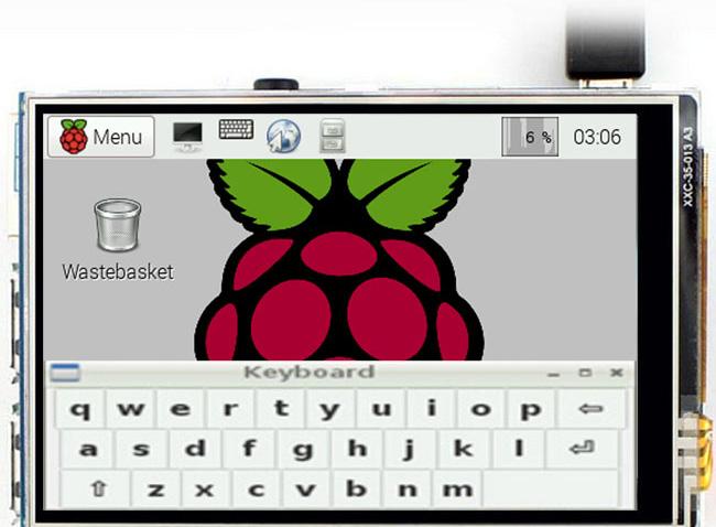 2 قم بتحميل ملفات التثبيت لربنامج matchbox-keyboard من خالل األمر التايل: wget http://www.spotpear.com/download/software/ Raspberry-Pi/matchbox-keyboard.
