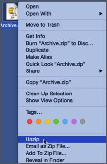 يف نظام التشغيل ويندوز )Windows( لفك ضغط امللف قم بتحميل برنامج )Winrar( بعدها قم بالنقر عىل الزر األمين من الفأرة عىل