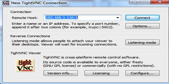 النقر عىل كلمة اتصال )Connect( ستظهر لك نافذة