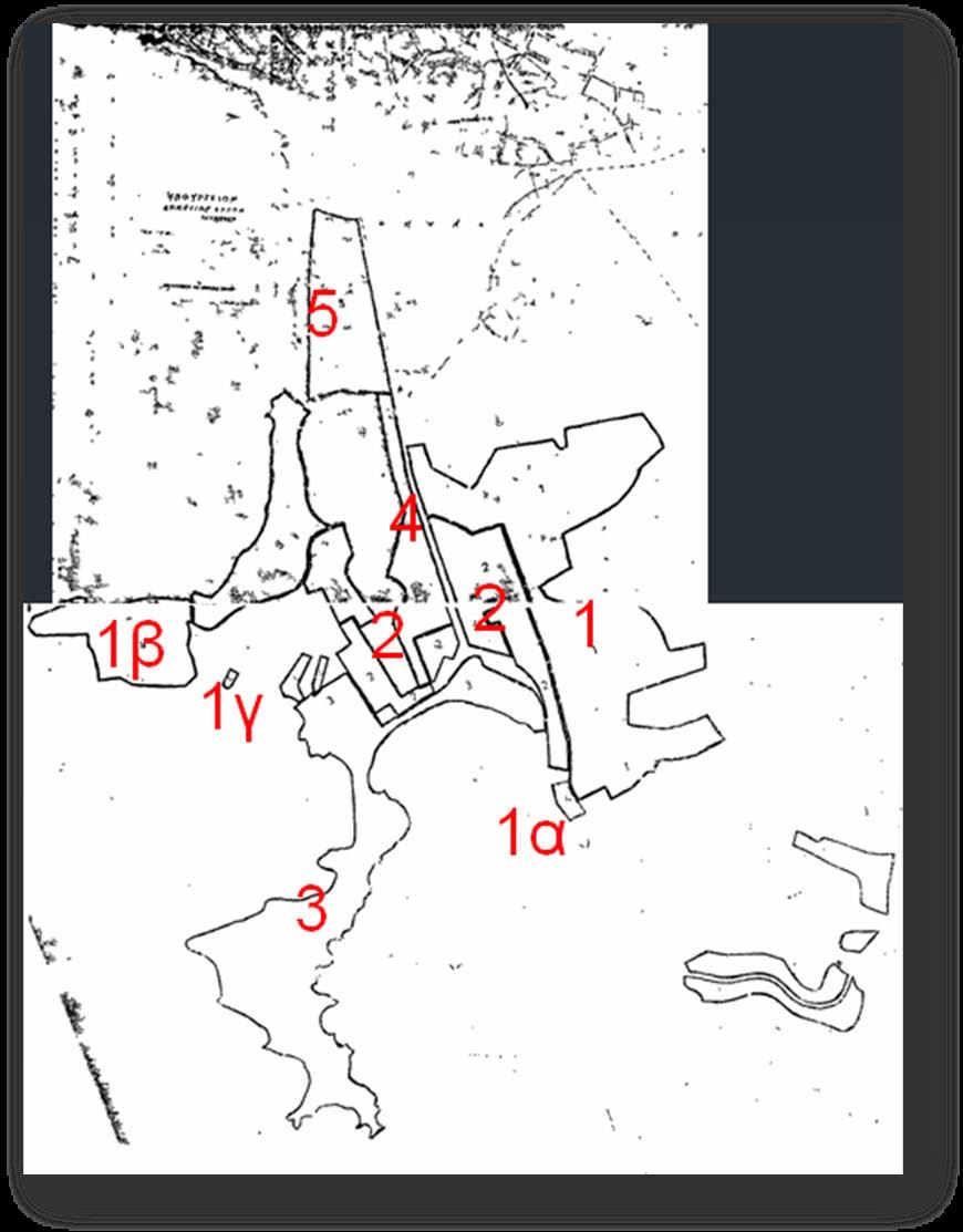 Εικόνα 9: ΦΕΚ 59/Δ/196919 19 απόσπασμα του χάρτη