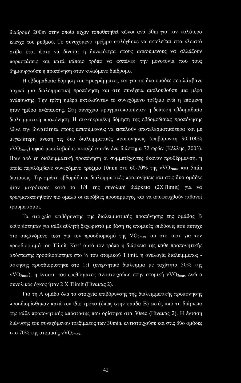δημιουργούσε η προπόνηση στον κυλιόμενο διάδρομο.