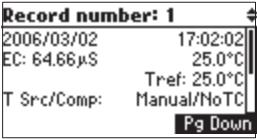 XEM DỮ LIỆU ĐÃ GHI Nhấn RCL để vào chế độ View Logged Data (Xem Dữ liệu đã ghi). Nhấn AutoLog để vào chế độ chọn thang đo tự động.