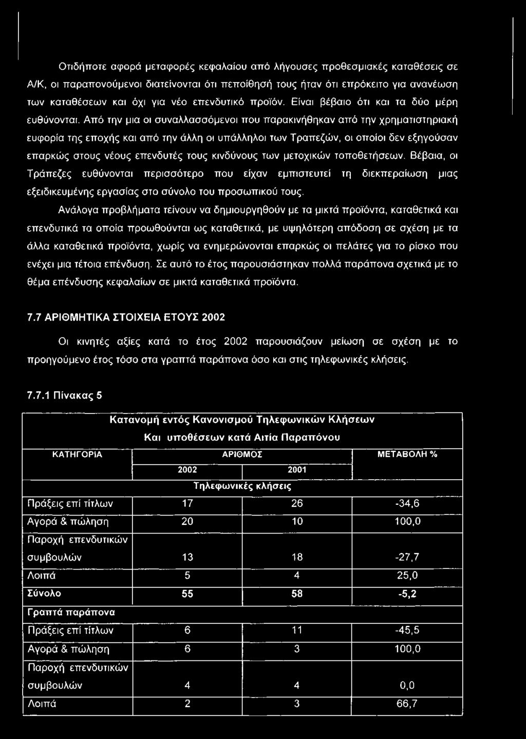 Από την μια οι συναλλασσόμενοι που παρακινήθηκαν από την χρηματιστηριακή ευφορία της εποχής και από την άλλη οι υπάλληλοι των Τραπεζών, οι οποίοι δεν εξηγούσαν επαρκώς στους νέους επενδυτές τους