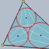 SUKLADNOST I SLIČNOST. OMJERI. Sjecište simetrala kutova trokuta je: A. jedan vrh trokuta B. polovište jedne stranice C. središte trokutu upisanekružnice D. središte trokutu opisane kružnice.
