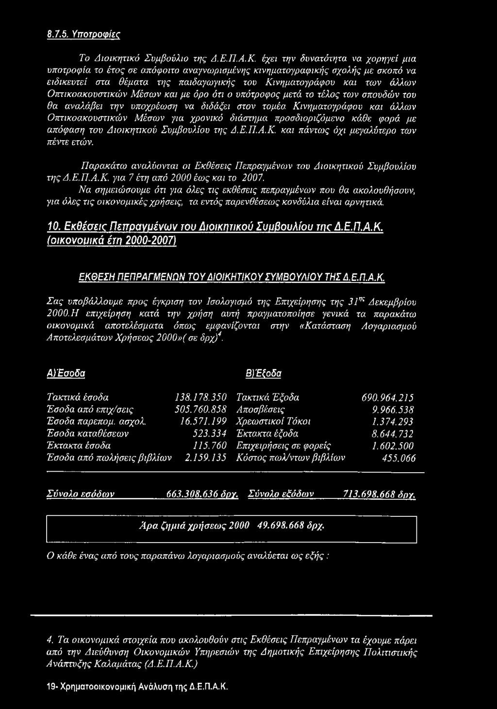 Οπτικοακουστικών Μέσων και με όρο ότι ο υπότροφος μετά το τέλος των σπουδών του θα αναλάβει την υποχρέωση να διδάξει στον τομέα Κινηματογράφου και άλλων Οπτικοακουστικών Μέσων για χρονικό διάστημα