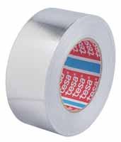 Lepilni trakovi Aluminijasti lepilni trak Aluminijasti lepilni trak - nosilni trak: alu folija - lepilo: acryl - zlepljivost na jeklo: 5,6 N/cm - natezna trdnost: 26 N/cm - debelina folije: 30 µm -