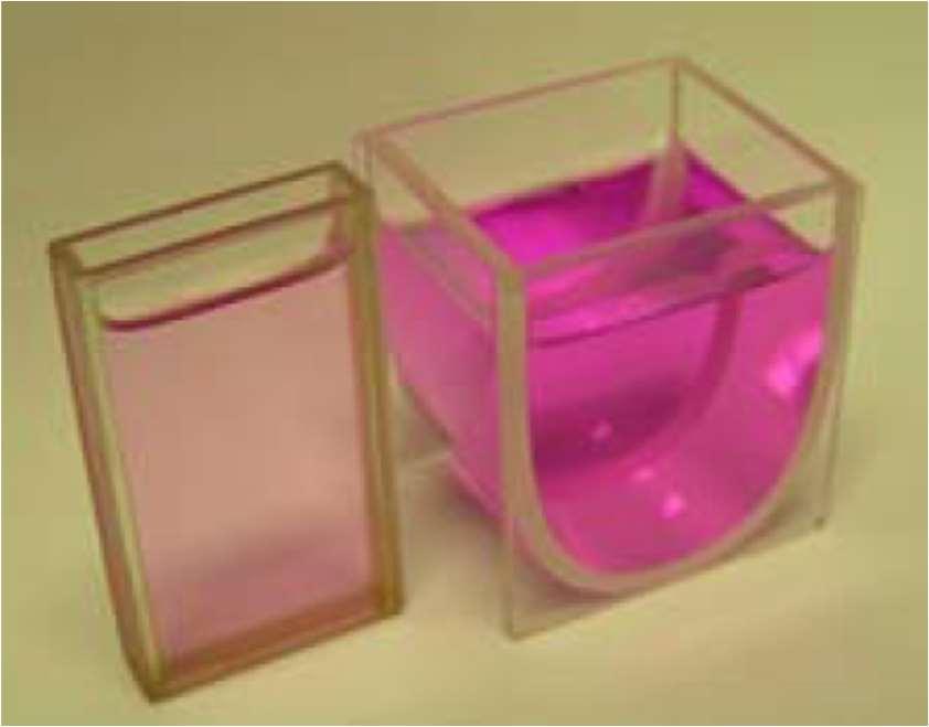 Kyvety sklo, plasty - absorpcia