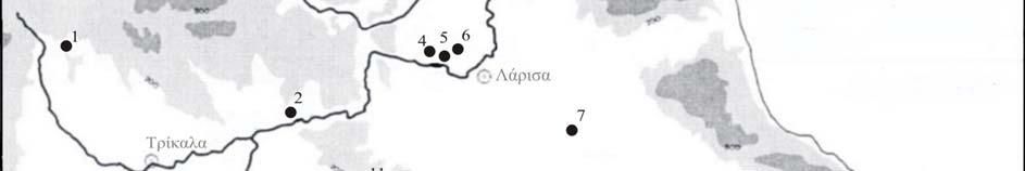 3 Χάρτης της Θεσσαλίας όπου
