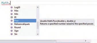 ۱ ۴ کالس Math برای انجام محاسبات ریاضی عالوه بر چهار عمل اصلی نیاز به عملگرهای دیگری نظیر توان و یا عمل جذر و غیره می باشد. زبان #C از طریق کتابخانه.