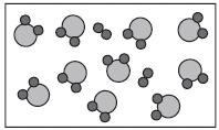 38. Σε δοχείο αναμιγνύονται 12 μόρια υδρογόνου, H2(g), και 5 μόρια οξυγόνου, O2(g) σε συνθήκες που επιτρέπουν την ολοκλήρωση της αντίδρασης προς σχηματισμό νερού.