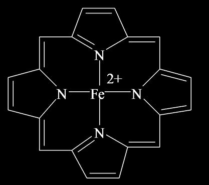 Metaloporfirin Fe(II)-kompleks sa porfirinom
