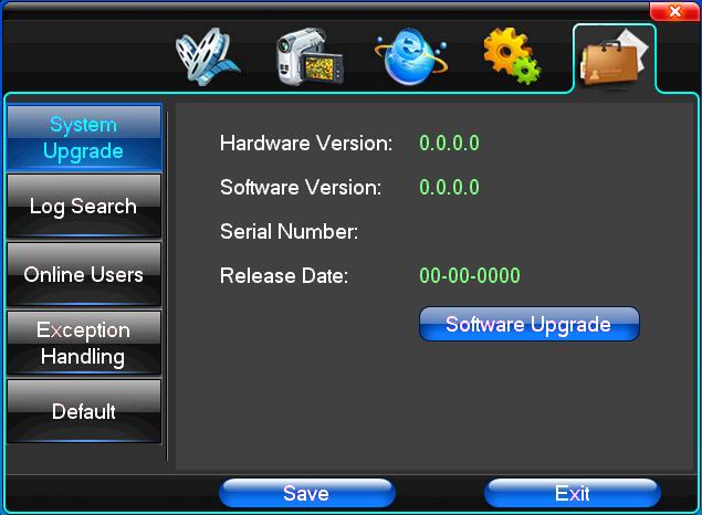 4.5 Administrare sistem Actualizare sistem: In acest meniu sunt afisate versiunea hardware si software cat si data de lansare a acestora.