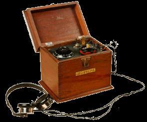 izum oddajnika z anteno (Tesla/Marconi) do 1920 poskusne