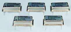 3V and 5V Programmable output level: TTL/CMOS Commercial and industrial temperature ranges with a stability of 50 and 00PPM 4 pins Order # Case style (-9) (0-49) (50-up) 3-4945 4 pin DIP $6.09 $5.