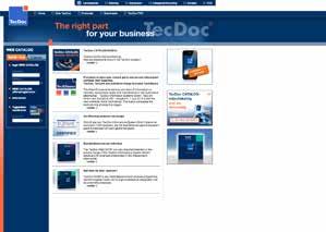CATALOG ELECTRONIC - DVD TECDVD 2015/1 Preţ 75 RON + TVA TECDOC este cel mai uzual catalog de piese pentru toată gama de autovehicule, începând de la turisme, utilitare, camioane şi până la utilaje