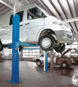 aer comprimat) Alimentare electrică 380 V 40 sec. viteză de ridicare / coborâre Sarcina: 3000 kg Înălţime de ridicare: 2.