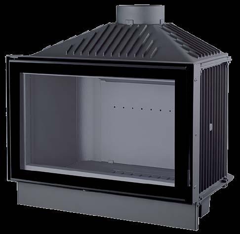εστία τζακιού 10-14kw 0,710 0,499 0,650m 97 kg 115-135m 2