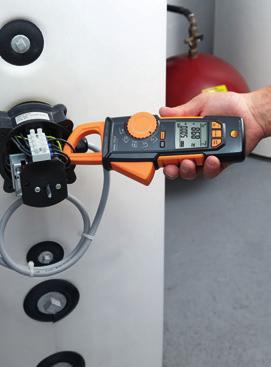 Tehnologia de măsurare a sistemelor de încălzire de la Testo Necesare pentru profesioniștii din domeniul încălzirii: Tehnologia măsurătorilor electrice.