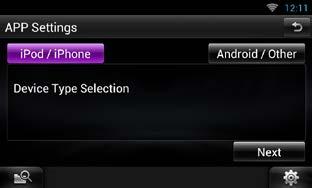 APP Settings )اعداد التطبيقات( * يقوم بعمل ا إالعدادات التفصيلية للجهاز المثبت فيه التطبيقات. Screen Control )التحكم في الشاشة( المس ]SET[ لعرض نافذة التحكم في الشاشة.
