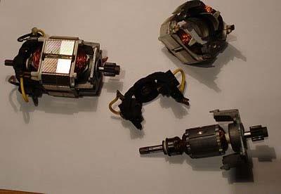MOTOR UNIBERTSALA Motor hauek korronte zuzenean zein alternoan konekta daitezken eta korronte zuzeneko SERIE