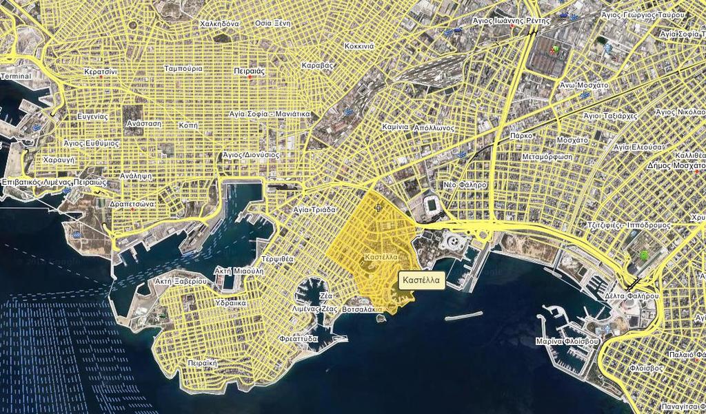 «Η Καστέλλα 5 αποτελεί συνοικία του Πειραιά που περιλαμβάνει το περί το μικρό λιμένα Μικρολίμανο