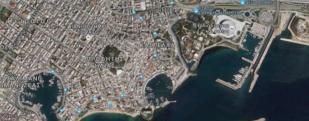 θέση του οικοπέδου στην ευρύτερη περιοχή του