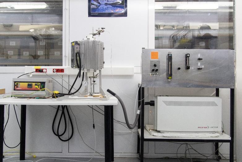 Σχήμα 2.8: Διάταξη TPD NH3 (Εργαστήριο Περιβαλλοντικών Καυσίμων και Υδρογονανθράκων του ΙΔΕΠ/ΕΚΕΤΑ). 2.4.