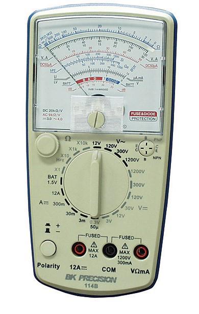 2.2. ΘΕΩΡΗΤΙΚΟ ΜΕΡΟΣ 1 2 5 3 6 14 10 4 7 15 8 9 11 12 13 1. Καθρέφτης κλίμακας (Εξουδετερώνει τα σφάλματα παράλλαξης κατά την ανάγνωση των ενδείξεων) 2. Κλίμακα Ω (για μετρήσεις αντίστασης) 3.